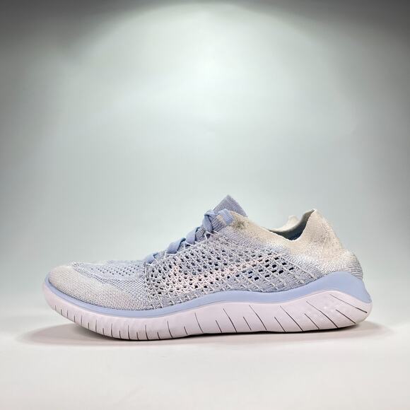 Nike Free RN Flyknit 2018 Hydrogen Blue Running Shoes 942839-402 Women's Size 7 - Picture 4 of 11